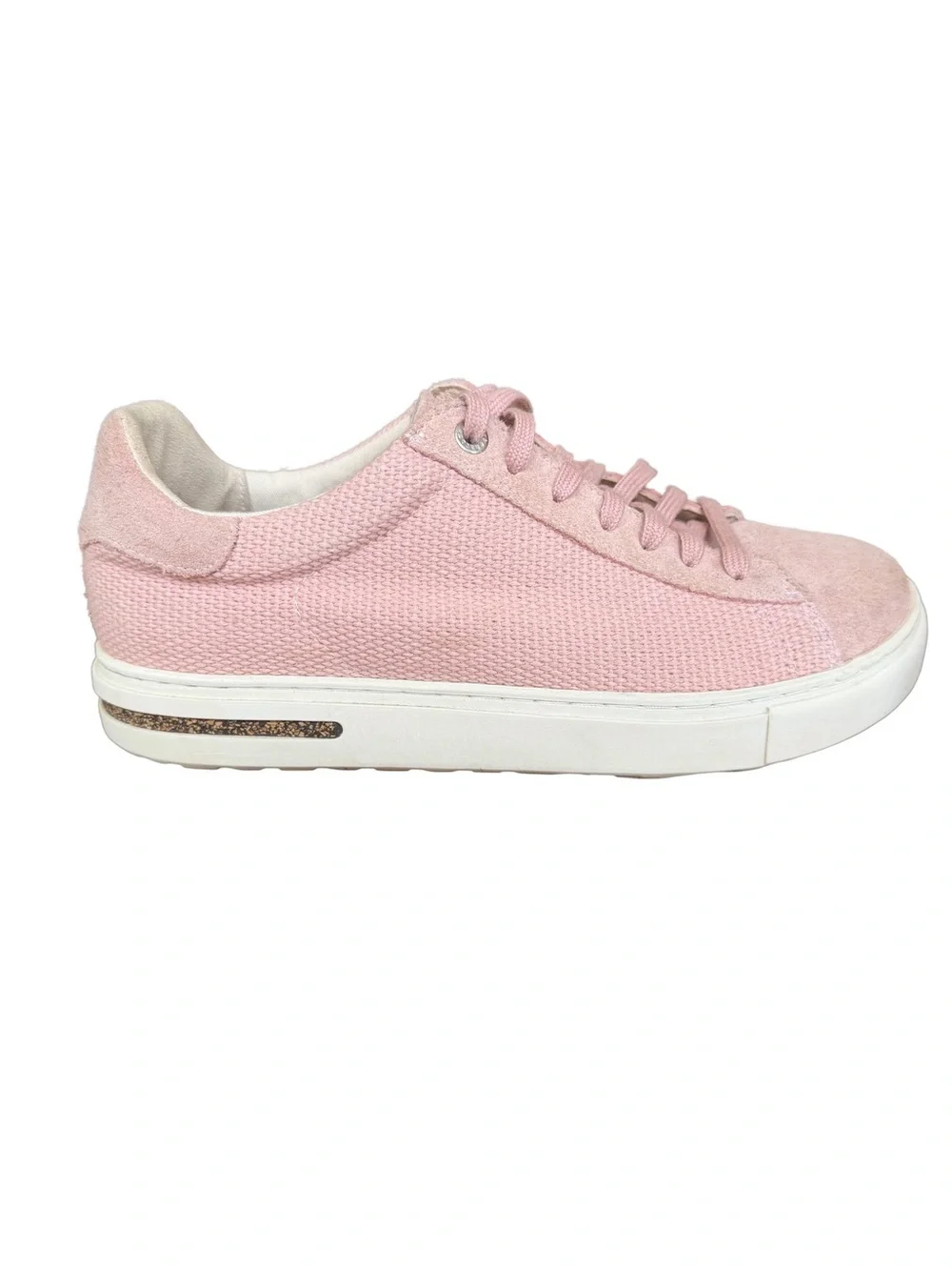 Birkenstock Bend Low Canvas Suede Sneakers Soft Pink EU 39 US 8-8.5